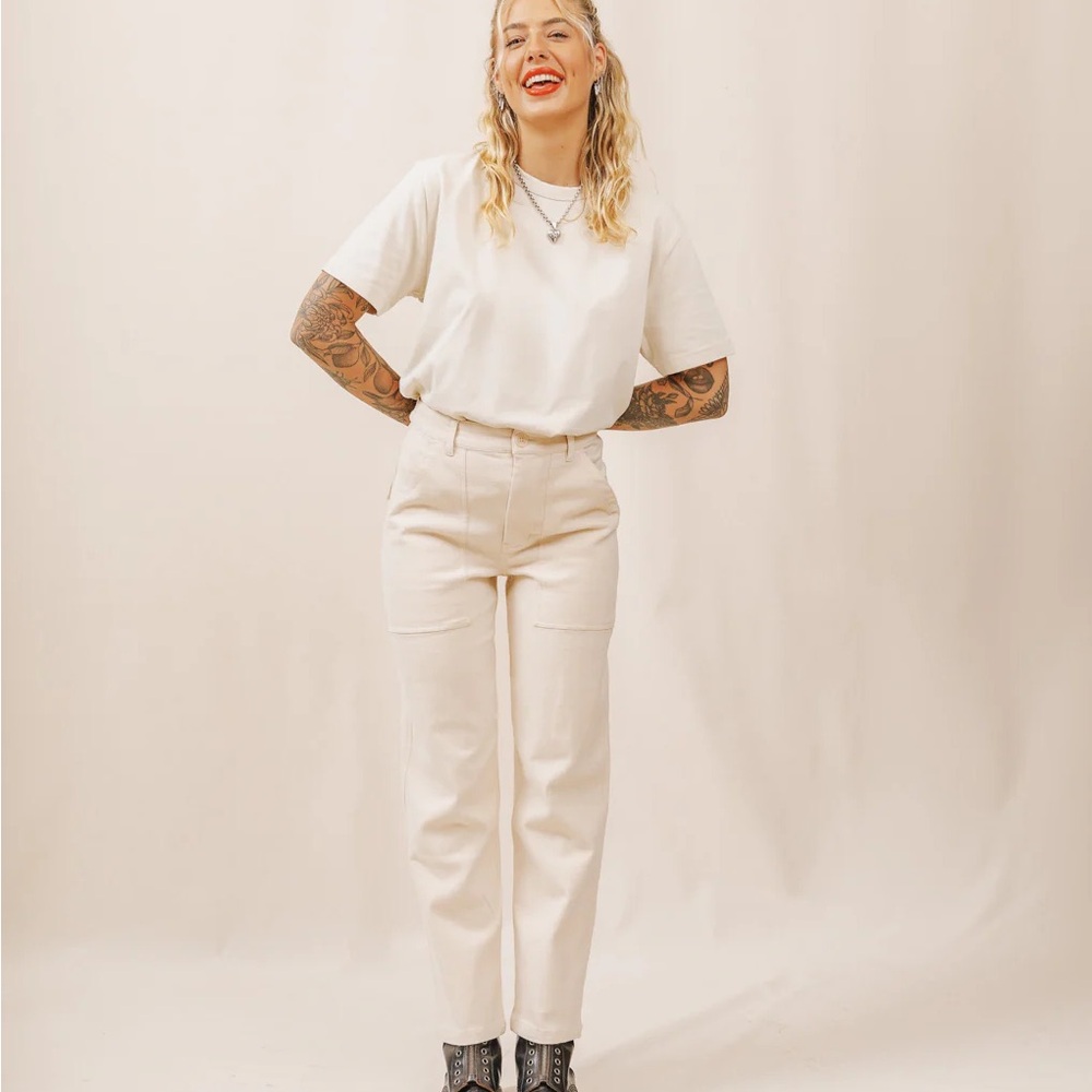 P&Co 304 Service Fatigue Pants - Ecru